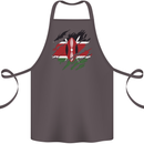 Torn Kenya Flag Kenyan Day Football Cotton Apron 100% Organic Dark Grey