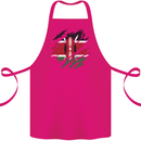 Torn Kenya Flag Kenyan Day Football Cotton Apron 100% Organic Pink
