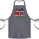Torn Kenya Flag Kenyan Day Football Cotton Apron 100% Organic Steel