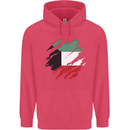 Torn Kuwait Flag Kuwaiti Day Football Childrens Kids Hoodie Heliconia