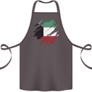 Torn Kuwait Flag Kuwaiti Day Football Cotton Apron 100% Organic Dark Grey