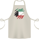Torn Kuwait Flag Kuwaiti Day Football Cotton Apron 100% Organic Natural