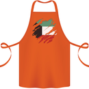 Torn Kuwait Flag Kuwaiti Day Football Cotton Apron 100% Organic Orange