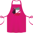 Torn Kuwait Flag Kuwaiti Day Football Cotton Apron 100% Organic Pink