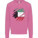Torn Kuwait Flag Kuwaiti Day Football Mens Sweatshirt Jumper Azalea