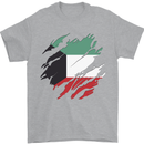 Torn Kuwait Flag Kuwaiti Day Football Mens T-Shirt 100% Cotton Sports Grey