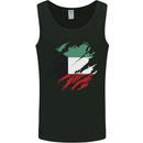Torn Kuwait Flag Kuwaiti Day Football Mens Vest Tank Top Black