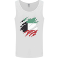 Torn Kuwait Flag Kuwaiti Day Football Mens Vest Tank Top White