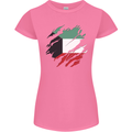 Torn Kuwait Flag Kuwaiti Day Football Womens Petite Cut T-Shirt Azalea