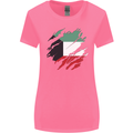 Torn Kuwait Flag Kuwaiti Day Football Womens Wider Cut T-Shirt Azalea