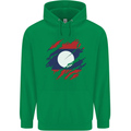 Torn Laos Flag Laotian Day Football Mens 80% Cotton Hoodie Irish Green
