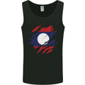 Torn Laos Flag Laotian Day Football Mens Vest Tank Top Black
