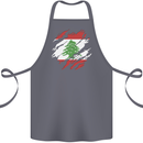 Torn Lebanon Flag Lebanese Day Football Cotton Apron 100% Organic Steel