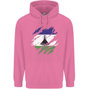 Torn Lesotho Flag Basotho Day Football Mens 80% Cotton Hoodie Azelea