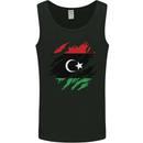 Torn Libya Flag Libyan Day Football Mens Vest Tank Top Black