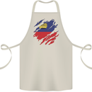 Torn Liechtenstein Flag Liechtensteiner Day Football Cotton Apron 100% Organic Natural