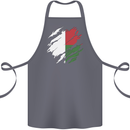 Torn Madagascar Flag Madagascan Day Football Cotton Apron 100% Organic Steel