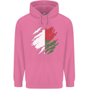 Torn Madagascar Flag Madagascan Day Football Mens 80% Cotton Hoodie Azelea