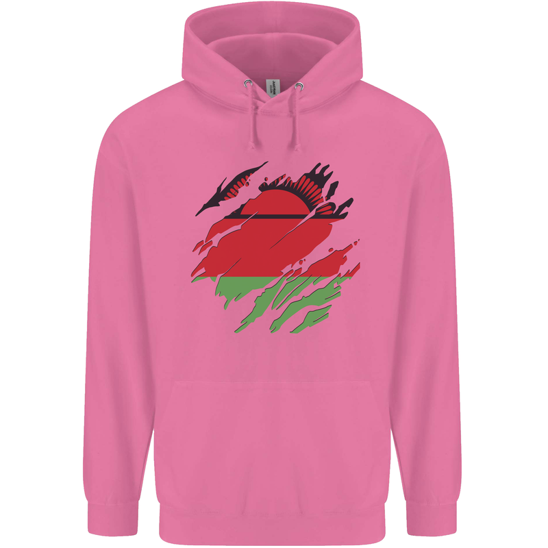Torn Malawi Flag Malawian Day Football Childrens Kids Hoodie Azalea