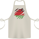 Torn Malawi Flag Malawian Day Football Cotton Apron 100% Organic Natural