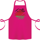 Torn Malawi Flag Malawian Day Football Cotton Apron 100% Organic Pink