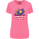 Torn Malaysia Flag Malaysian Day Football Womens Wider Cut T-Shirt Azalea