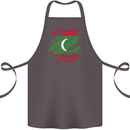 Torn Maldives Flag Maldivian Day Football Cotton Apron 100% Organic Dark Grey