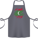 Torn Maldives Flag Maldivian Day Football Cotton Apron 100% Organic Steel