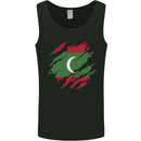 Torn Maldives Flag Maldivian Day Football Mens Vest Tank Top Black