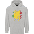 Torn Mali Flag Malian Day Football Childrens Kids Hoodie Sports Grey