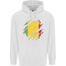 Torn Mali Flag Malian Day Football Childrens Kids Hoodie White