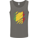 Torn Mali Flag Malian Day Football Mens Vest Tank Top Charcoal