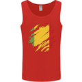 Torn Mali Flag Malian Day Football Mens Vest Tank Top Red