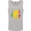 Torn Mali Flag Malian Day Football Mens Vest Tank Top Sports Grey