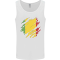 Torn Mali Flag Malian Day Football Mens Vest Tank Top White