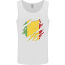 Torn Mali Flag Malian Day Football Mens Vest Tank Top White