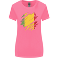 Torn Mali Flag Malian Day Football Womens Wider Cut T-Shirt Azalea