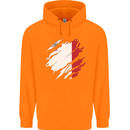 Torn Malta Flag Maltese Day Football Childrens Kids Hoodie Orange