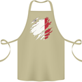 Torn Malta Flag Maltese Day Football Cotton Apron 100% Organic Khaki