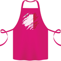 Torn Malta Flag Maltese Day Football Cotton Apron 100% Organic Pink