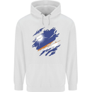 Torn Marshall Islands Flag Day Football Childrens Kids Hoodie White