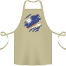 Torn Marshall Islands Flag Day Football Cotton Apron 100% Organic Khaki