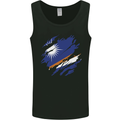 Torn Marshall Islands Flag Day Football Mens Vest Tank Top Black