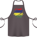 Torn Mauritius Flag Mauritians Day Football Cotton Apron 100% Organic Dark Grey