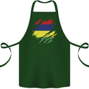 Torn Mauritius Flag Mauritians Day Football Cotton Apron 100% Organic Forest Green