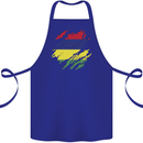 Torn Mauritius Flag Mauritians Day Football Cotton Apron 100% Organic Royal Blue