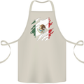 Torn Mexico Flag Mexican Day Football Cotton Apron 100% Organic Natural