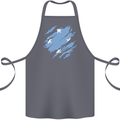 Torn Micronesia Flag Micronesian Day Football Cotton Apron 100% Organic Steel