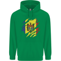 Torn Moldova Flag Moldovan Day Football Childrens Kids Hoodie Irish Green