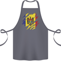 Torn Moldova Flag Moldovan Day Football Cotton Apron 100% Organic Steel